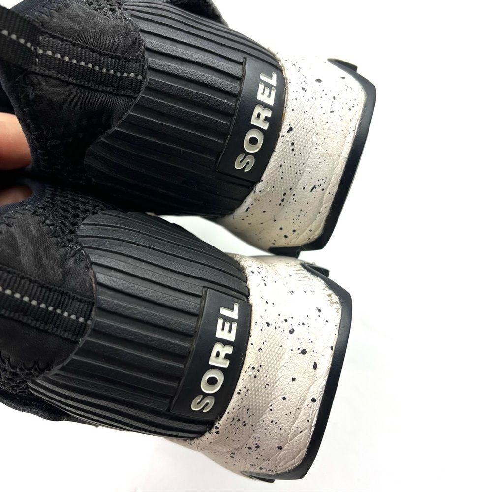 Sorel Black and White Women's Sneakers - Picture 7 of 9